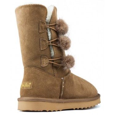 Stiefel Oca Loca Pompon CUERO