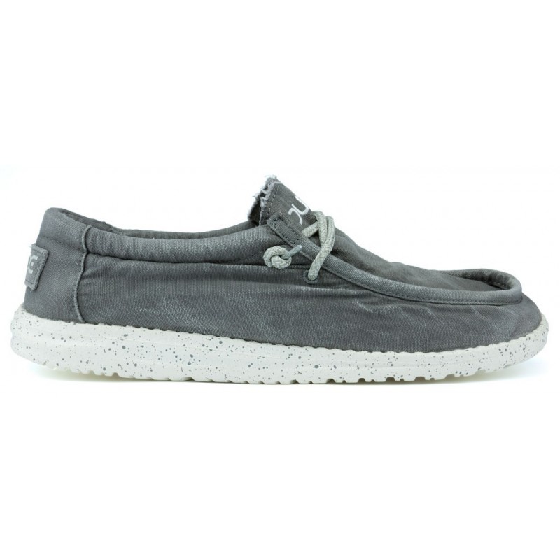 DUDE WALLY GEWASCHENE SCHUHE M 1152 GREY