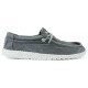 DUDE WALLY GEWASCHENE SCHUHE M 1152 GREY