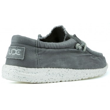DUDE WALLY GEWASCHENE SCHUHE M 1152 GREY