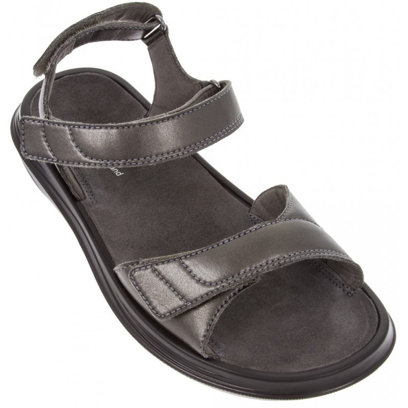 SANDALEN KYBUN MORCOTE W DARK_SILVER