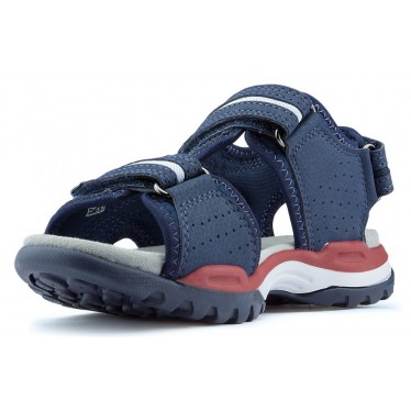 GEOX BOREALIS SANDALEN NAVY_RED