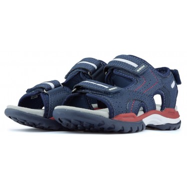 GEOX BOREALIS SANDALEN NAVY_RED