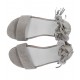 OCA LOCA Nubukleder Sandalen für Mädchen GRIS