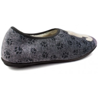 Hauspantoffeln VULLADI WOMEN CLOSED KITTENS GRIS