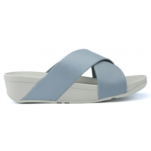 SANDALIAS FITFLOP LULU KREUZ SLIDE K04 GREY SANDALIAS FITFLOP LULU KREUZ SLIDE K04 GREY