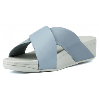 SANDALIAS FITFLOP LULU KREUZ SLIDE K04 GREY