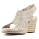 SANDALEN MIT CLARKS-Keile LAFLEY ROSEN SAND