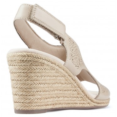 SANDALEN MIT CLARKS-Keile LAFLEY ROSEN SAND