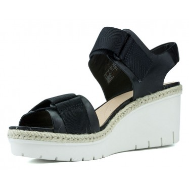 CLARKS SANDALEN PALM SHINE0 13285 BLACK LEATHER
