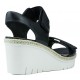CLARKS SANDALEN PALM SHINE0 13285 BLACK LEATHER