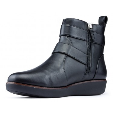 Füßlinge FITFLOP LAILA DOUBLE BUCKLE BLACK