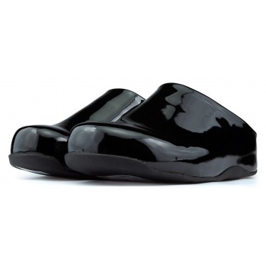 FITFLOP SHUV PATENT CHAROL SCHUHE NEGRO