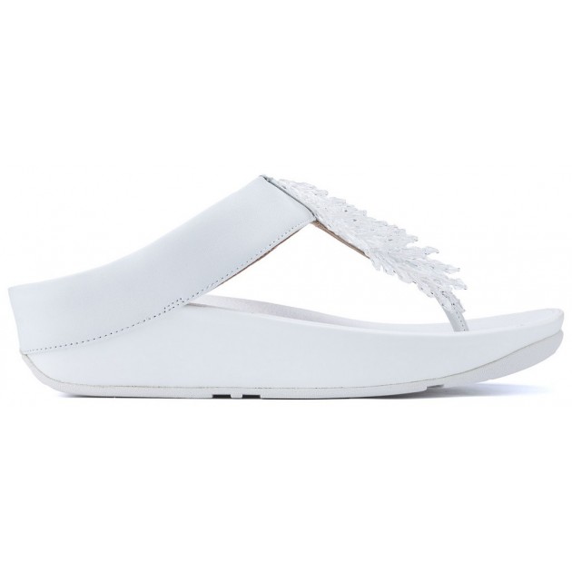 SANDALIEN FITFLOP RUMBA TOETHONG K26 WHITE SANDALIEN FITFLOP RUMBA TOETHONG K26 WHITE