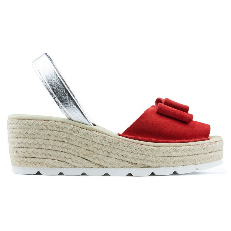 Sandalen mit Keil ARANTXA SERRAJE YUTE ROJO