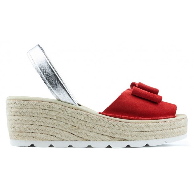 Sandalen mit Keil ARANTXA SERRAJE YUTE ROJO Sandalen mit Keil ARANTXA SERRAJE YUTE ROJO