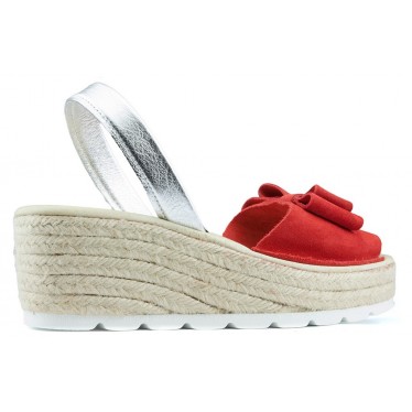 Sandalen mit Keil ARANTXA SERRAJE YUTE ROJO