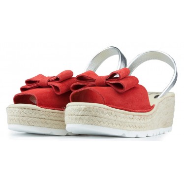 Sandalen mit Keil ARANTXA SERRAJE YUTE ROJO