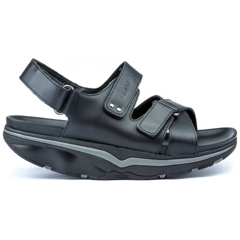 SANDALIAS MBT ROCCO M BLACK NAPPA