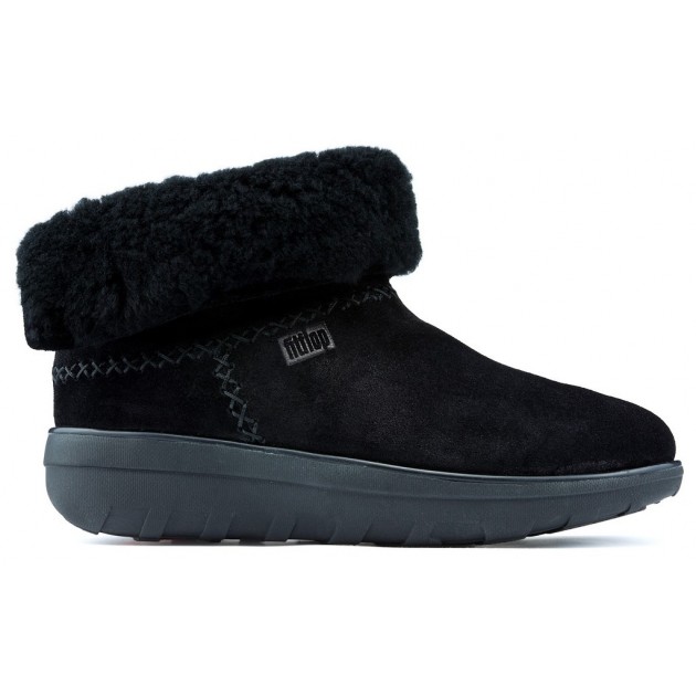 Stiefel FITFLOP MUKLUK SHORTY 2 BLACK Stiefel FITFLOP MUKLUK SHORTY 2 BLACK