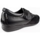 SCHUHE CALZAMEDI VELCRO BRILLANTES W NEGRO