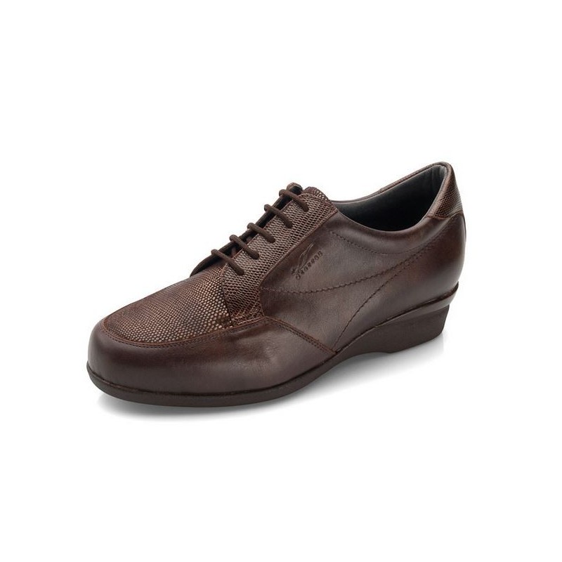 TANZSCHUHE MILAN DIABCARE WIDE CORD W MARRON_E2