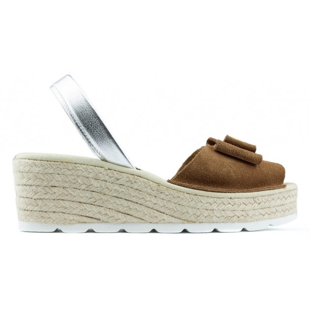 Sandalen mit Keil ARANTXA SERRAJE YUTE CAMELLO Sandalen mit Keil ARANTXA SERRAJE YUTE CAMELLO