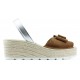 Sandalen mit Keil ARANTXA SERRAJE YUTE CAMELLO
