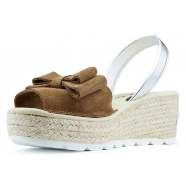 Sandalen mit Keil ARANTXA SERRAJE YUTE CAMELLO