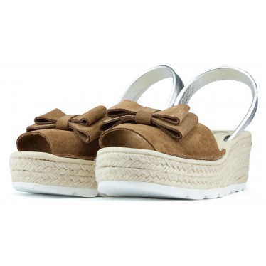 Sandalen mit Keil ARANTXA SERRAJE YUTE CAMELLO