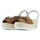 Sandalen mit Keil ARANTXA SERRAJE YUTE CAMELLO