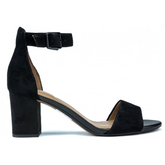 CLARKS DEVA MAE 8967 SANDALEN BLACK SUEDE CLARKS DEVA MAE 8967 SANDALEN BLACK SUEDE