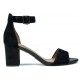 CLARKS DEVA MAE 8967 SANDALEN BLACK SUEDE