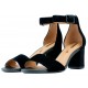 CLARKS DEVA MAE 8967 SANDALEN BLACK SUEDE