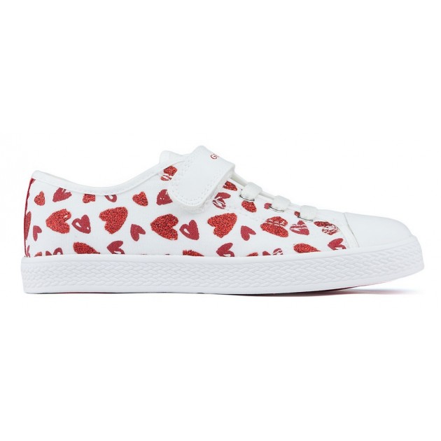 GEOX JR CIAK Schuhe WHITE_RED