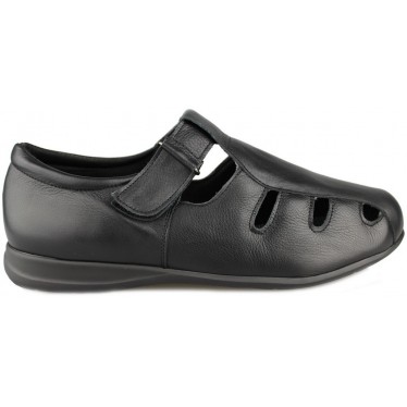 CALZAMEDI breite unisex Sandale 15 NEGRO