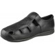 CALZAMEDI breite unisex Sandale 15 NEGRO