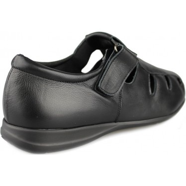 CALZAMEDI breite unisex Sandale 15 NEGRO