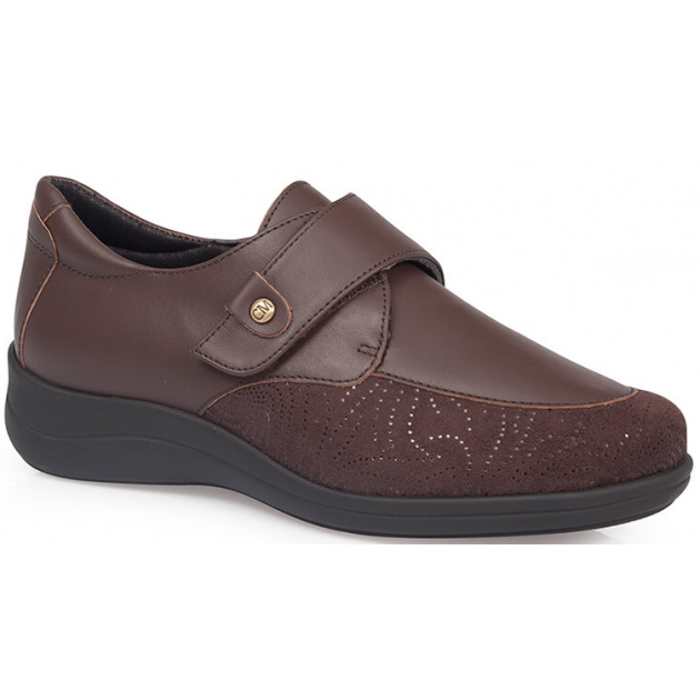 SEHR KOMFORTABLE UND ELASTISCHE DIABETISCHE CALZAMEDI-SCHUHE MARRON SEHR KOMFORTABLE UND ELASTISCHE DIABETISCHE CALZAMEDI-SCHUHE MARRON