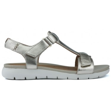CLARKS SANDALS UNSTRUCTURED A HAYWOOD GOLD METALLIC