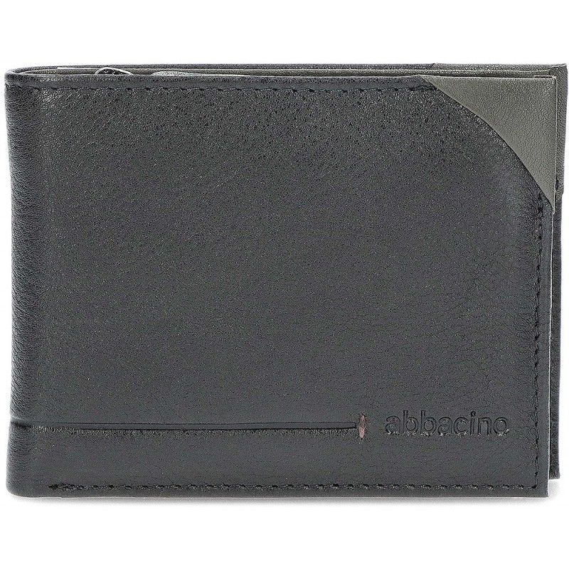 ABBACINO HERREN GELDBÖRSE 70903 LEDER NEGRO