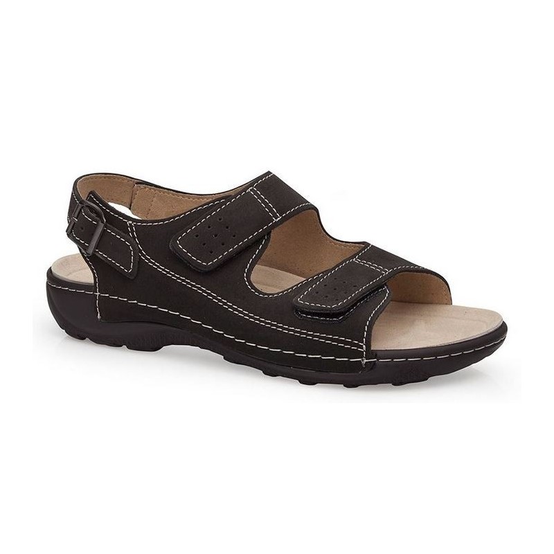 CALZAMEDI BECHAMP SANDALEN NEGRO