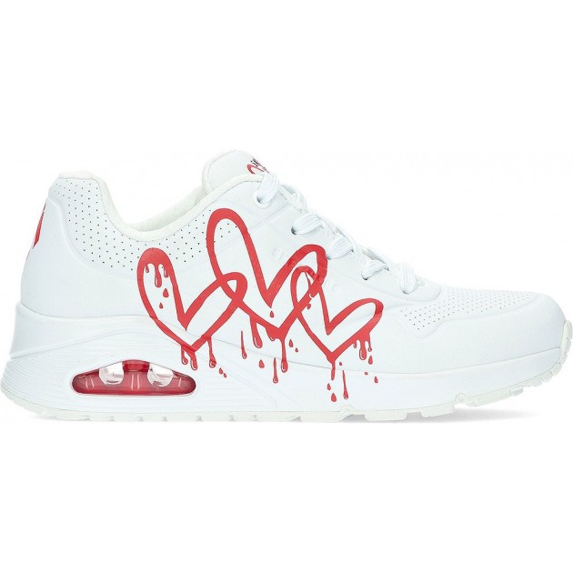 SKECHERS DRIPPING LOVE SNEAKERS 177980 WHITE SKECHERS DRIPPING LOVE SNEAKERS 177980 WHITE