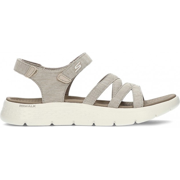 SANDALEN SKECHERS GO WALK S141450 TAUPE SANDALEN SKECHERS GO WALK S141450 TAUPE
