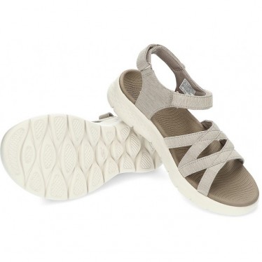 SANDALEN SKECHERS GO WALK S141450 TAUPE