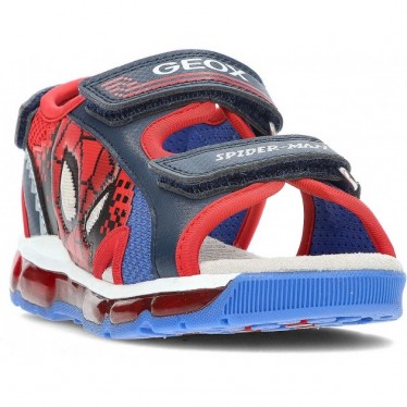 GEOX J450QB ANDROID SPIDERMAN SANDALEN AZUL