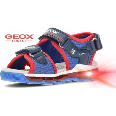 GEOX J450QB ANDROID SPIDERMAN SANDALEN AZUL