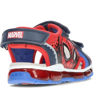 GEOX J450QB ANDROID SPIDERMAN SANDALEN AZUL