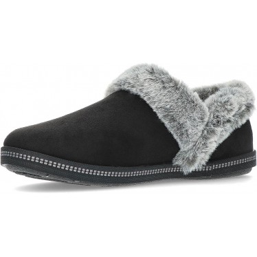 SKECHERS COSY CAMPFIRE FRESH TOAST SLIPPER 167219 BLACK