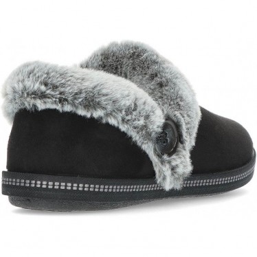 SKECHERS COSY CAMPFIRE FRESH TOAST SLIPPER 167219 BLACK
